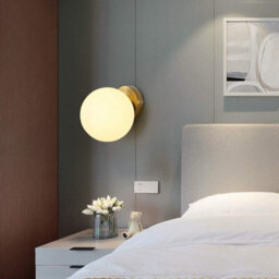 Modern Wall Light Gold Wall Lamp Indoor Ball Lamp Shade Gu10 - thumbnail 5