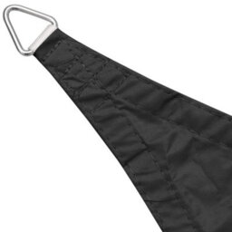 Berkfield Sunshade Sail Oxford Fabric Square 2X2 M Anthracite - thumbnail 3