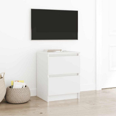 Berkfield Tv Cabinet White 40X35X54 Cm Engineered Wood - image 1