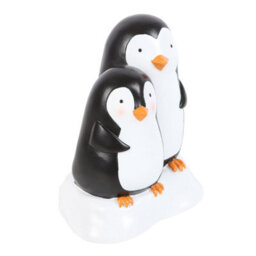 Something Different Snuggle Season Resin Penguin Ornament Black/white (One Size) - thumbnail 3