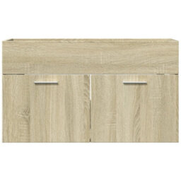 Berkfield Bathroom Sink Cabinet Sonoma Oak 90X38.5X46 Cm Engineered Wood - thumbnail 4