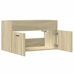Berkfield Bathroom Sink Cabinet Sonoma Oak 90X38.5X46 Cm Engineered Wood - thumbnail 7