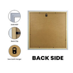 "AK Frames 15X15"" Classic Silver Modern Picture Frame - Poster Frame For Photos, Prints And Wall Art - Elegant Home Decor" - thumbnail 2