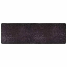 Berkfield Durable Rug Washable 80X300 Cm Anthracite Anti Slip - thumbnail 1