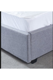 Modernique Elizabeth Grey Fabric Lift Up With Drawer Storage Bed In 4Ft6 - thumbnail 2
