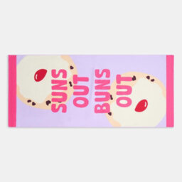 Ohs Suns Out Buns Out Beach Towel Bath Quick Dry Microfibre Absorbent - thumbnail 3