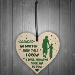 Red Ocean Novelty Gift For Grandad Birthday Christmas Heart Thank You Gift For Him Keepsake - thumbnail 2