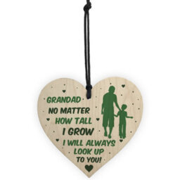 Red Ocean Novelty Gift For Grandad Birthday Christmas Heart Thank You Gift For Him Keepsake - thumbnail 5