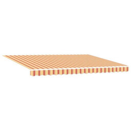 Berkfield Modern Awning Yellow And Orange Yellow And Orange 450 X 350 Cm Fabric - thumbnail 4