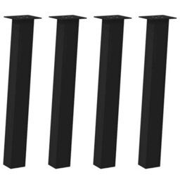 Walplus Console Table Legs 4 Pcs Black 72 Cm Steel - thumbnail 2