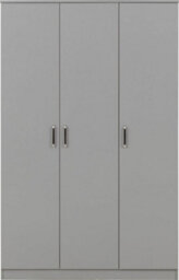 Seconique Dakota 3 Door Wardrobe Light Grey - thumbnail 5