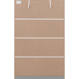 Seconique Dakota 3 Door Wardrobe Light Grey - thumbnail 6