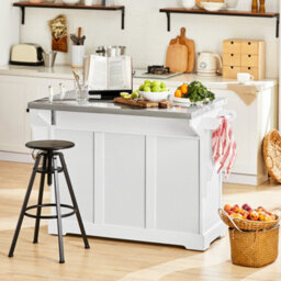 Sobuy Kitchen Trolley With 3 Drawers 130X71X91Cm Classic Fkw41-Ii-St - thumbnail 8