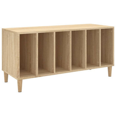 Berkfield Classic Record Cabinet Sonoma Oak 100X38X48 Cm Engineered Wood