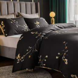 Lazzaro Coffee Double Duvet Set Premium Brushed Microfiber Duvet Cover Double Ultrasoft Hypoallergenic With Zipper Closure - thumbnail 3