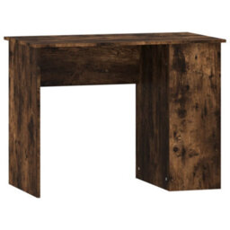 Berkfield Modern Desk Smoked Oak 100X55X75 Cm Engineered Wood