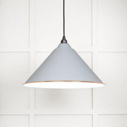 From the Anvil White Gloss Hockley Pendant In Birch - thumbnail 1