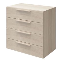 GoodHome Atomia Freestanding Matt Oak Effect 4 Drawer Chest Of Drawers (H)750mm (W)750mm (D)450mm - thumbnail 2