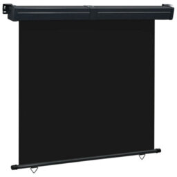 Walplus Balcony Side Awning Garden Sun Shade Canopy Gazebo For Back Door, Porch, Patio 165X250 Cm Black - thumbnail 1