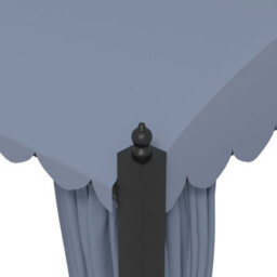 Berkfield Classic Gazebo With Curtains 3X4 M Anthracite Steel - thumbnail 7
