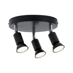Paulmann 66752 Carolina Spotlight Ip44 Max. 3X10 Watts Dimmable Ceiling Spotlight Anthracite, Chrome Ceiling Lamp Metal - thumbnail 3