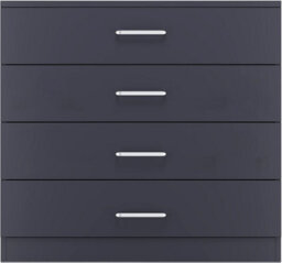 Seconique Dakota 4 Drawer Chest Of Drawers Dark Grey - thumbnail 7