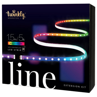 Twinkly Line Extension Kit App-Controlled Adhesive And Magnetic Smart Led Light Strip With Rgb (16 Million Colours) - image 1