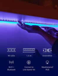 Twinkly Line Extension Kit App-Controlled Adhesive And Magnetic Smart Led Light Strip With Rgb (16 Million Colours) - thumbnail 9