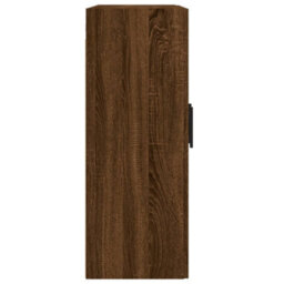 Berkfield Wall Mounted Cabinet Brown Oak 69.5X34X90 Cm Engineered Wood - thumbnail 8