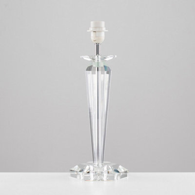 Valuelights Davenport Modern Clear Genuine K9 Crystal Table Lamp Base - image 1