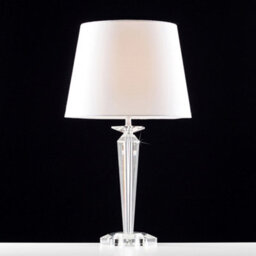 Valuelights Davenport Modern Clear Genuine K9 Crystal Table Lamp Base - thumbnail 7
