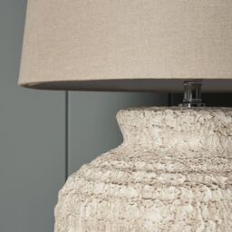 Inlight Riacho Round Matt Sand Effect Table Lamp - thumbnail 8