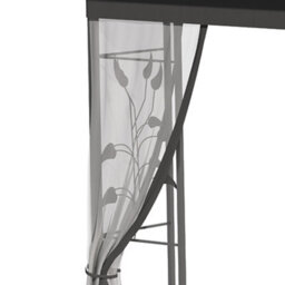 Outsunny 3 X 3(M) Garden Gazebo Marquee Tent Canopy Shelter Pavilion Grey - thumbnail 9