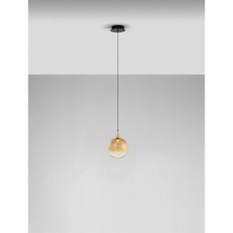 Luminosa Lighting Luminosa Orenda Globe Pendant Ceiling Light Champagne, Brass Gold, Matt Black Led 5W 250Lm 3000K - thumbnail 4