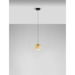 Luminosa Lighting Luminosa Orenda Globe Pendant Ceiling Light Champagne, Brass Gold, Matt Black Led 5W 250Lm 3000K - thumbnail 3