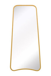 Mirroroutlet The Coartans New Gold Metal Isoscelles Trapezoid Shape Framed Garden Wall Mirror 122Cm X 58Cm - thumbnail 2