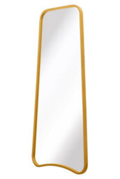 Mirroroutlet The Coartans New Gold Metal Isoscelles Trapezoid Shape Framed Garden Wall Mirror 122Cm X 58Cm - thumbnail 3
