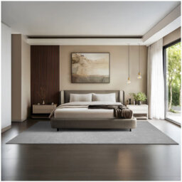 Tectake Rug Zonelle Short Pile And Ultra-Soft Carpet In Rectangular Or Round Design 200 X 290 Cm - Grey - thumbnail 1