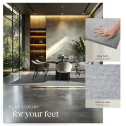 Tectake Rug Zonelle Short Pile And Ultra-Soft Carpet In Rectangular Or Round Design 200 X 290 Cm - Grey - thumbnail 4