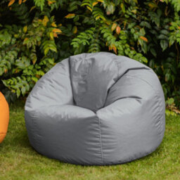 icon Adult Classic Beanbag Outdoor Waterproof Bean Bags Ready Filled - Grey - thumbnail 3