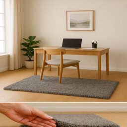 Uetian Luxury Silver Shaggy Rug 160X230 5Cm Deep Pile, Soft & Cozy Rectangular Carpet - thumbnail 3