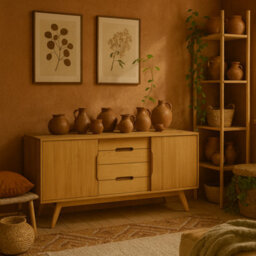 Wyld Haus Mossbloom Oak 2 Door 4 Drawers Sideboard 1800mm - thumbnail 2