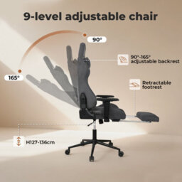 Levede Ergonomic Office Chair Reclining Executive Chair Pocket Spring - thumbnail 6