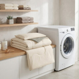 10.5 Tog Coverless Reversible Duvet Set Natural Soft Microfibre Quilt With Quilted Pillowcase Covers - thumbnail 5