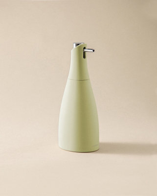 Cosmic Soap Dispenser, 300Ml, Lime, Unique Design, Soft-Finish Coating, Saku Collection - image 1