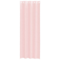 Walplus Voile Curtains With Grommets 2 Pcs Light Pink 140X300 Cm - thumbnail 4