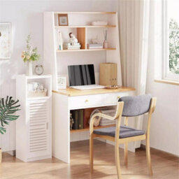 Big White Waterproof Bathroom Storage Cabinet Free Standing Cabinet Organizer Unit - thumbnail 4