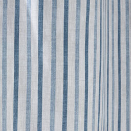 Catherine Lansfield Logan Stripe 90X90 Inch Lined Eyelet Curtains Two Panels Blue - thumbnail 3