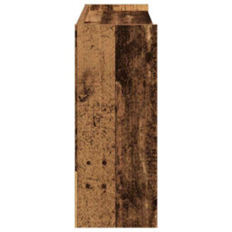Berkfield Elegant Shoe Rack Old Wood 80X25X61.5 Cm Engineered Wood - thumbnail 5