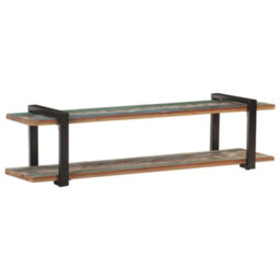 Berkfield Industrial Tv Cabinet 160X40X40 Cm Solid Reclaimed Wood - thumbnail 2